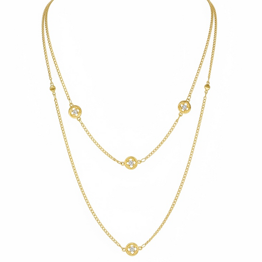 “The one” Necklace 14k gold-plated