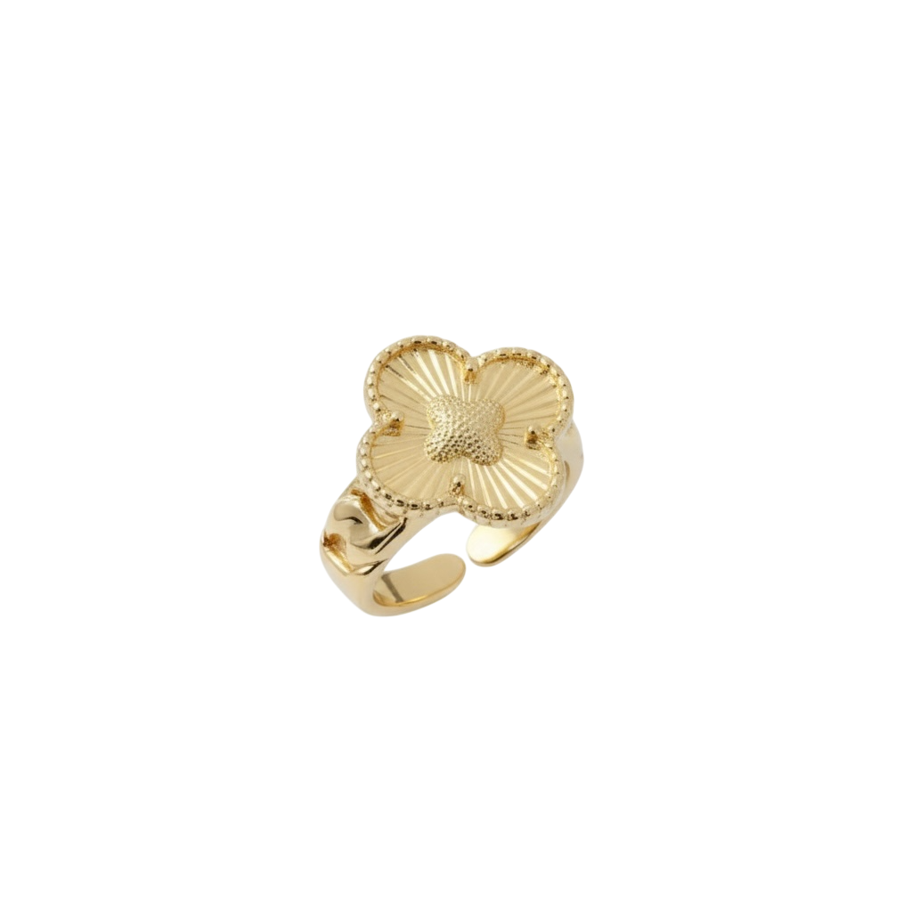 Clover Ring Gold-plated