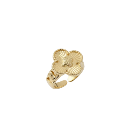 Clover Ring Gold-plated