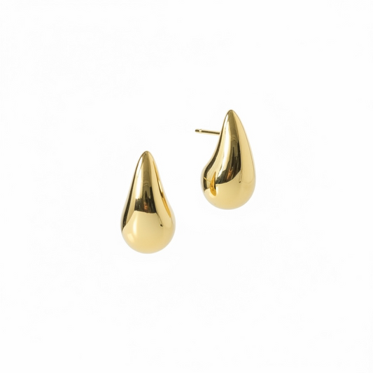 14K Gold-Plated Drops Of Water Shape Earrings