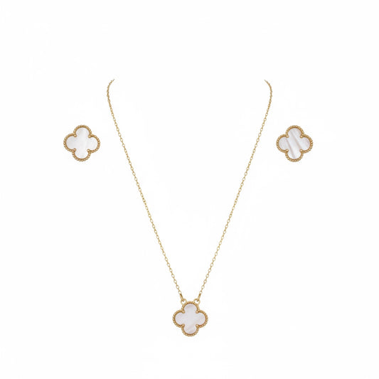 Lucky Clovers Set Gold-plated